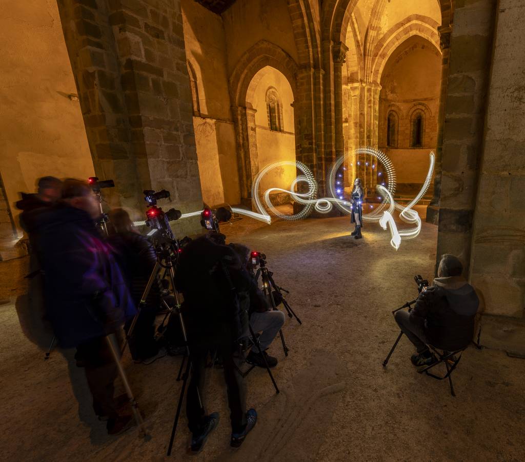 Gran aceptación en el curso de Light Painting de Frodo Álvarez 3